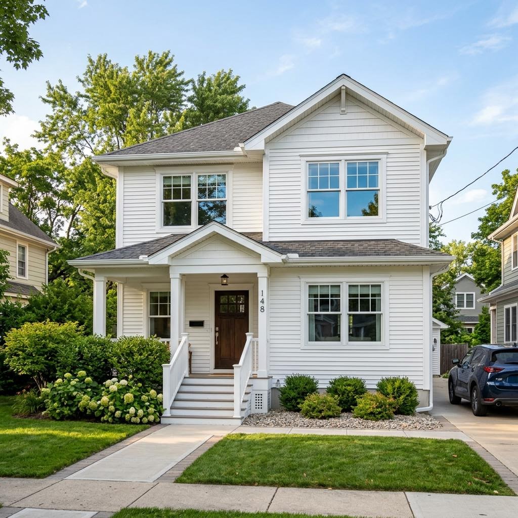 Complete exterior siding renovation