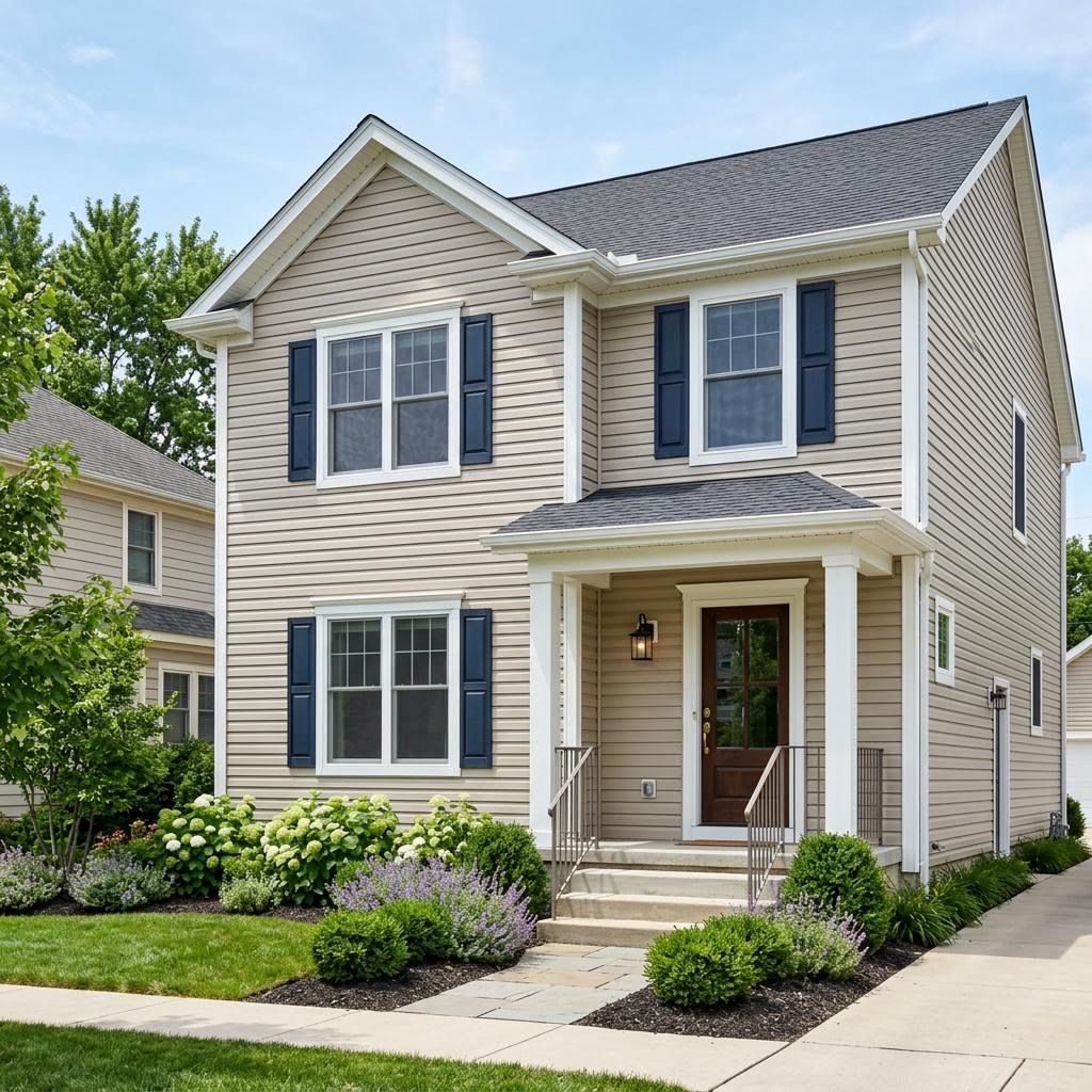 Vinyl siding installation